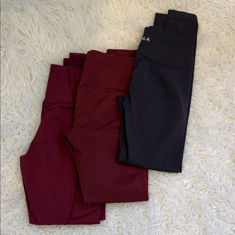 Kids Bottoms - Black and Burgundy